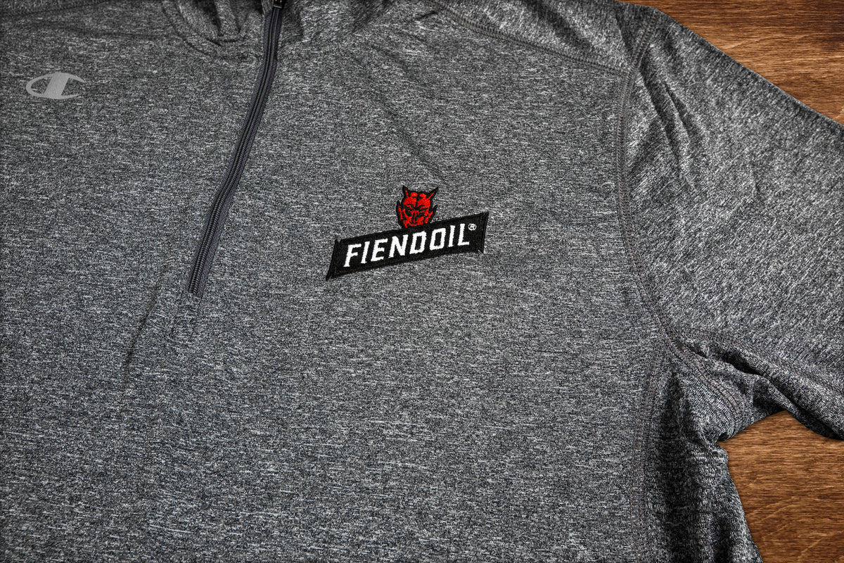 Champion - Performance Heather Quarter-Zip Pullover Grey