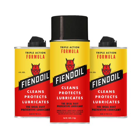 FIENDOIL spray and drip cans