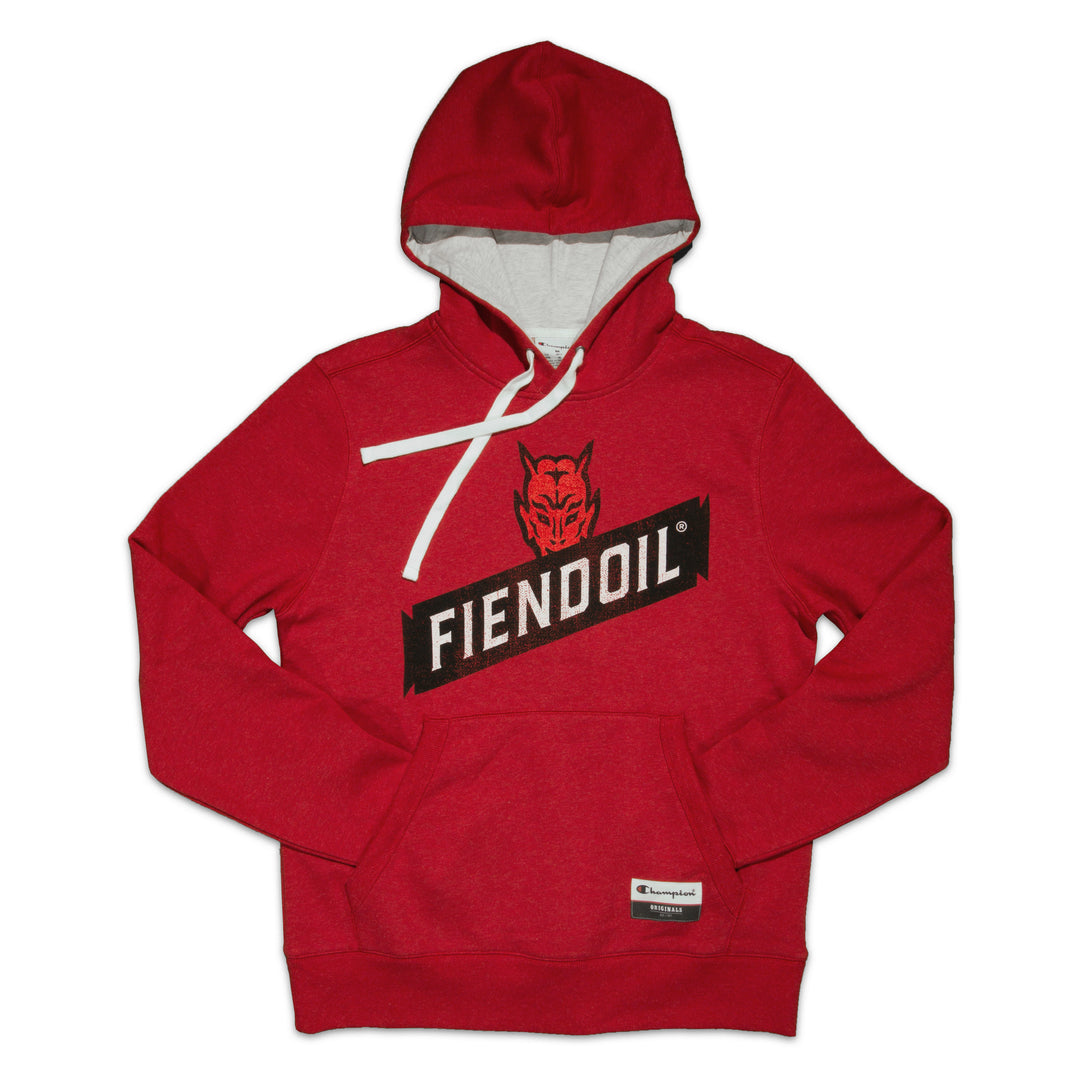 Champion - Authentic Originals Sueded Pullover Hoodie Red – FiendOil